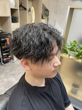 マインド サイトー ヘア アンド スパ mind saito hair&SPA ソフトツイストスパイラル×センターパート