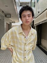 ヒュージ 表参道(huge)&nbsp;アップバング/束感ショート/ツーブロックマッシュ/コンマヘア