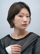 ヘアサロン ガリカ 表参道(hair salon Gallica) 【miko】顔周りレイヤーでつくるモード感のあるショートボブ