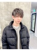 波巻きツイストスパイラルパーマ/フェザーパーマ/眉毛/メンズ