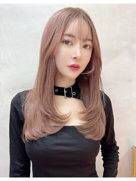 ロンドアベニール 北千住(Lond avenir) イメチェン外ハネボブ美髪ワイドバングミディアムレイヤーカット