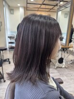 ラボヌールヘアーノーブル 新越谷店(La Bonheur hair noble)&nbsp;切りっぱなしミディアム/シークレットレイヤー/極上髪質改善