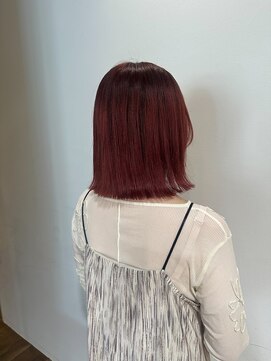 クリアー オブ ヘアー 藤が丘店(clear OF HAIR) ボブ×ピンクカラー☆