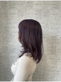 カシスパープル×レイヤーカット