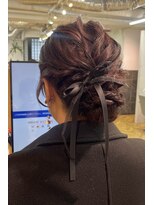 ガーデン 銀座(GARDEN)&nbsp;ヘアセット/お呼ばれヘア/結婚式/参列/編み下ろし/編み込み