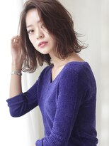 アッド バイ ケーツー(add by K-two)&nbsp;動く毛先が可愛い小顔とろみミディアム/心斎橋&難波&堀江&新町