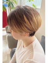 リップソウル(RIP SOUL)&nbsp;《リップソウル》部分ハイライトカラー＊ショートスタイル