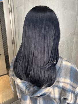 ルノン(LUNON) 暗めカラーグランマッシュデザインカラーフェイスフレーミング