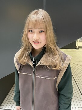 ブランコ 名古屋栄(BLANCO) ミルクティーベージュ/綾華