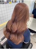 渋谷ブリーチカラーレイヤーカットヘーゼルベージュモカベージュ