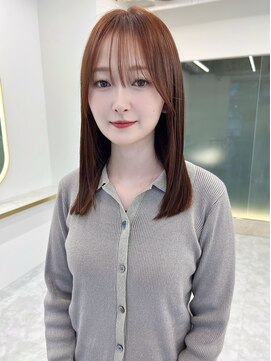 エトワール バイ ヴィンス(etoile by vince) 明るめオレンジブラウン