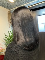 美容室ひろ カット+髪質改善トリートメント+頭浸浴