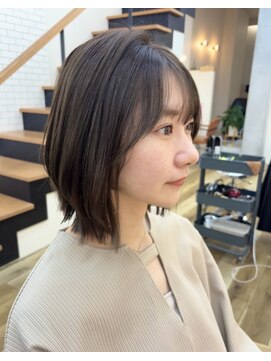 ロビー(LOBBY) くびれボブ/レイヤーボブ/オリーブグレージュ