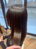 ヘアーショップ エヌアンドエー 越谷店(hair shop N&A) 髪質改善ストレート/圧倒的艶感とまとまりの美髪ストレートヘア