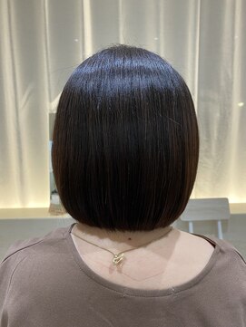 アビーヘアー 住吉店(abie hair) ギリギリ結べるボブ