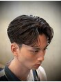ドルクス 上野店(Dorcus) ウェーブパーマスタイル!毛流れを出したい方おすすめです!