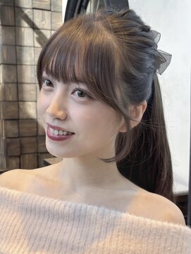 ミンクス 銀座店(MINX) 結んでも可愛い顔まわりカット