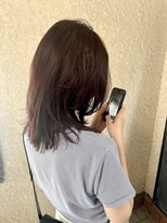 イイナヘアガレージ(117)&nbsp;【117hairgarage】艶髪_ピンクバイオレットカラー♪