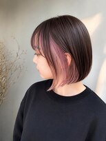 サロンド ノワ 本通(salon de Noix)&nbsp;切りっぱなしボブ×インナー