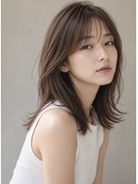 ラウムトウキョウ(RAUM TOKYO)&nbsp;大人可愛い顔まわりレイヤー×透明感ブラウン