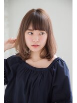 ジョエミバイアンアミ(joemi by Un ami)&nbsp;(joemi)切りっぱなしボブマッシュウルフオン眉ひし形 (花野)