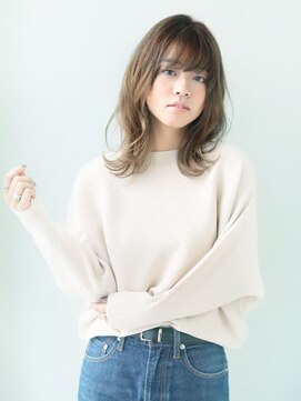 フミ(Fumi) スッキリ外ハネミディ