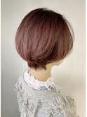 ピンクベージュ×マッシュ×【ISAO】