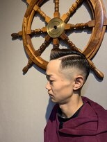 バーバー スタジオ ラフテル(Barber Studio RAFTEL)&nbsp;スキンフェード七三分けパートライン