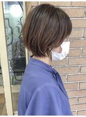 ナチュラル丸みショート
