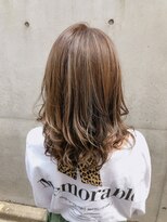 ロンドアベニール 北千住(Lond avenir)&nbsp;ハイトーンでも上品に☆ハイライト×ミディアム　西田大樹