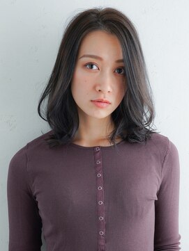 ニーフ 恵比寿(neaf) イメチェン　ホワイトブロンド　外ハネボブ 美髪　ワイドバング