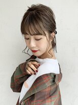 アイティー バイ アルバム 浦和店(IT by ALBUM)&nbsp;リボンアレンジ_ハイライトカラーセミウェットウェーブ_26572