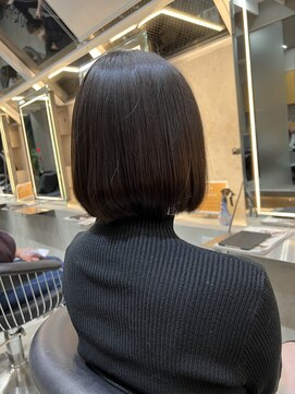 ロンド 表参道店(Lond) 【Lond表参道倉崎】乾かすだけでまとまるボブメルティーカラー