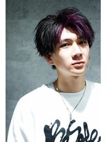 ゴールドシブヤ(GOALD SHIBUYA)&nbsp;ブリーチダブルカラーハイトーンナチュラルマッシュ刈り上げ束感