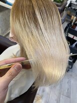 ヘアーエポック(hair epoque) ハイダメージ毛の髪質改善美髪ストレート/ホワイトブリーチ