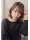 【ロンドカスティーヨ】佐次田ミディペールベージュ外ハネボブ