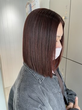 エイト 沖縄豊崎店(EIGHT toyosaki) 【EIGHT 豊崎】お客様スタイル_［長めのボブスタイル］