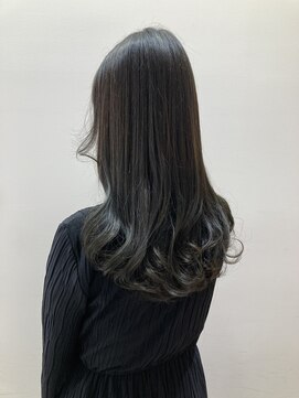 ヘアーライズ 池袋東口店(hair RISE) ダークグレージュロング酸性ストカール最高の仕上がり