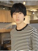 メンズミディアムマッシュ骨格矯正カット(表参道原宿)