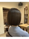 首元すっきりボブ