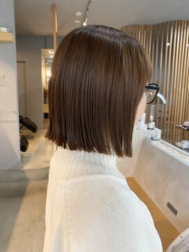 ミー(mii) 【mii】ボブ/くすみブラウン