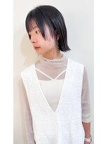 イオエ(ioe)&nbsp;前髪/アンブレラカラー/こなれミディ/イメチェン/ウェーブパーマ