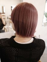 ヨー(Yoh-)&nbsp;【ストンボブ/中里千尋】ピンクラベンダー/切りっぱなし