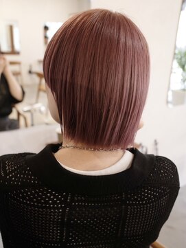 ヨー(Yoh-) 【ストンボブ/中里千尋】ピンクラベンダー/切りっぱなし