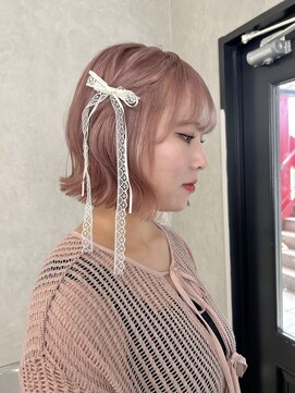 エス 天満扇町(esu) girly hair