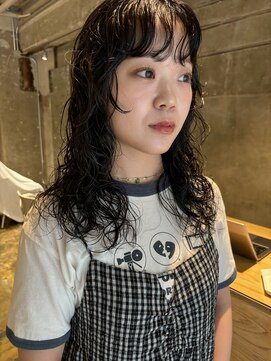 ハマモト ロングパーマ