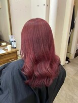 アジールヘア 北千住駅西口店(agir hair) ピンクカラー　暖色カラー