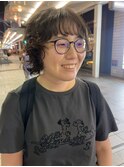ショートウルフパーマ