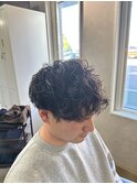 メンズスパイラルパーマ【マッシュ/波巻きスパイラル】