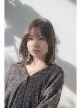 ヘアメイク エイト キリシマ(hair make No.8 kirishima) レイヤーボブ×オリーブベージュ